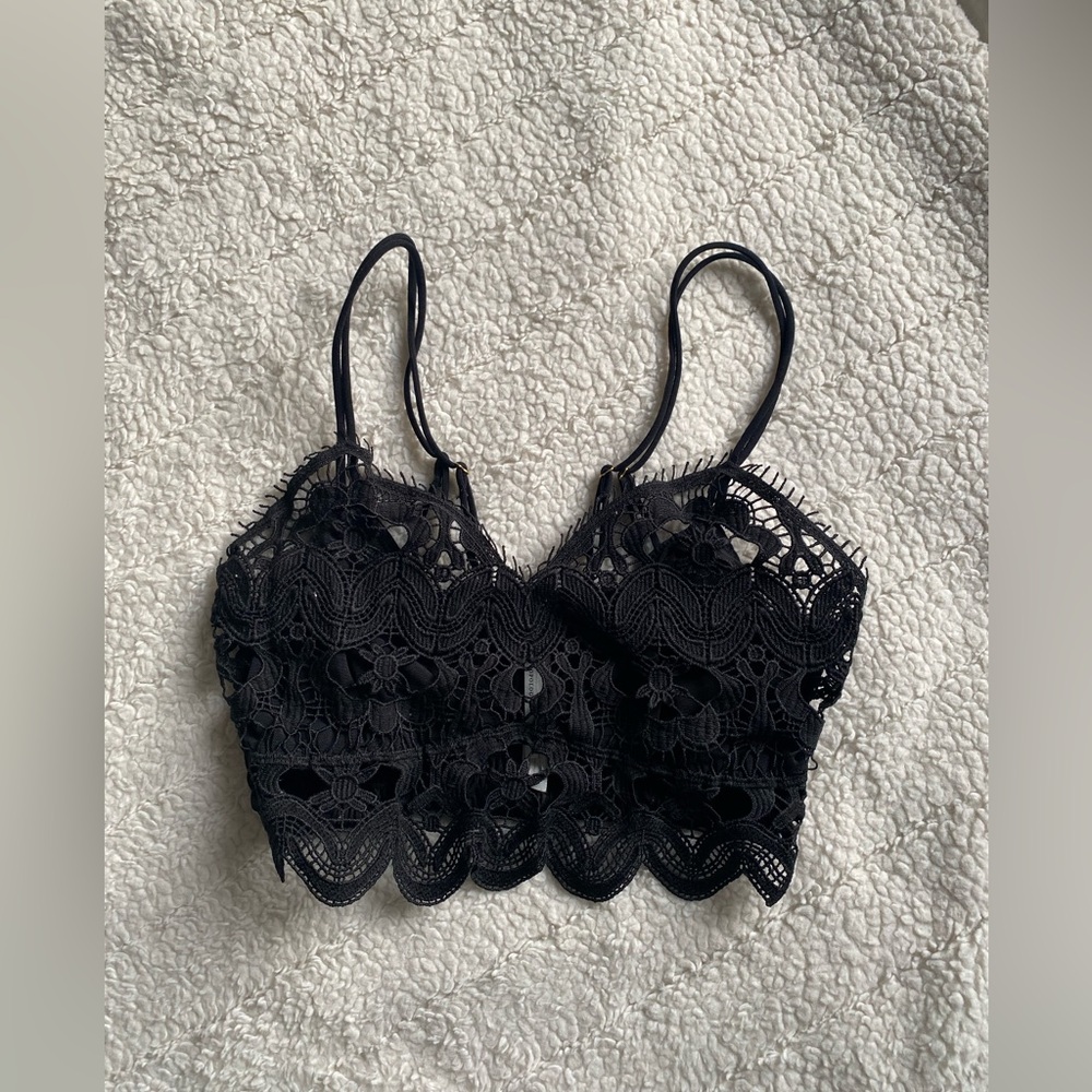 Anothropologie Viviette Lace Bralette Top - Picture 9 of 10